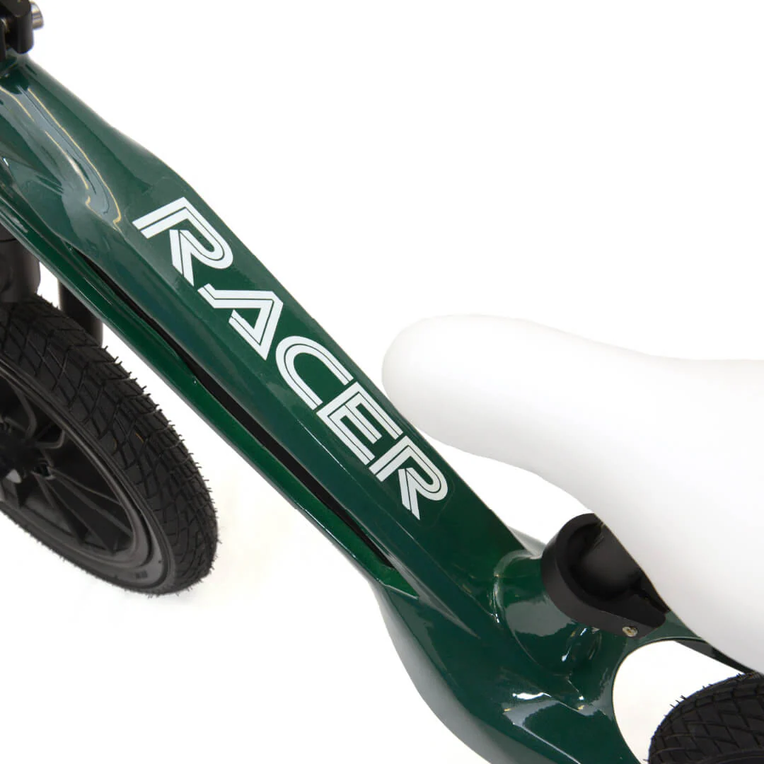 Forest Green Qplay Racer Balance Bike - Image 10